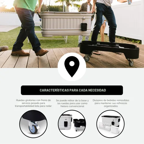 Vista 5 de Igloo Hard Cooler Polar & Party Bar Series Insulated Ice Chests