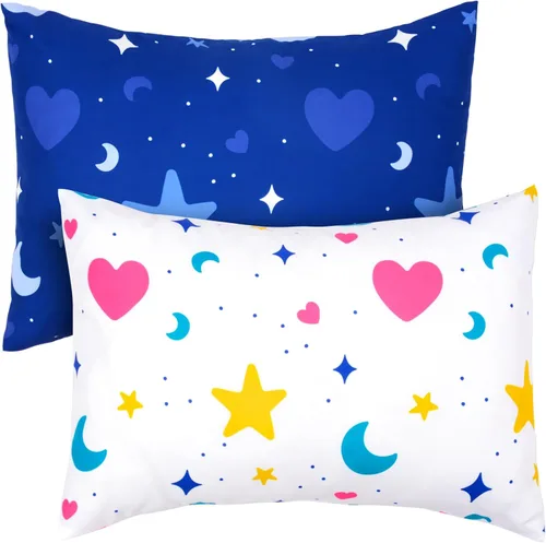 Vista 24 de UOMNY Fundas de almohada para niñas pequeñas 13X18 12x16 14x19 Funda de almohada para bebé paquete de 2 fundas de almohada pequeñas para almohada