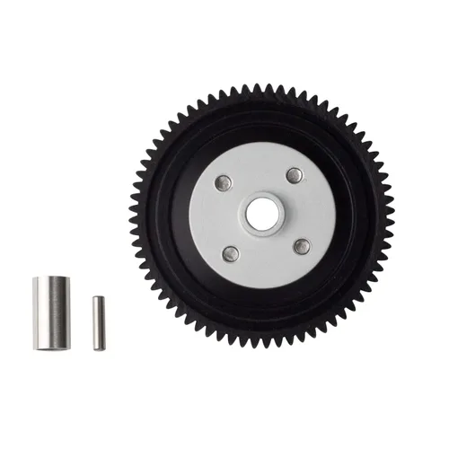 Vista 3 de Juego de engranajes rectos diferencial 68T para Tamiya 54500 TT-02 TT-02B TT-02D XV-01 piezas de actualización de repuesto