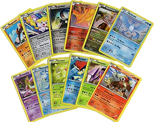 Legendary & Mythical Pokemon 12 Cards Lot - Includes Rares & Holos - Collection Bundle Gift Set
