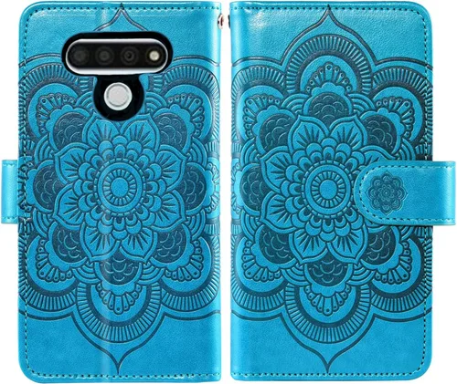 Vista 5 de Asuwish Funda para teléfono LG Stylo 6/Stylo6 Plus/K71 Stylus Wallet Cover con protector de pantalla de vidrio templado y soporte para tarjeta