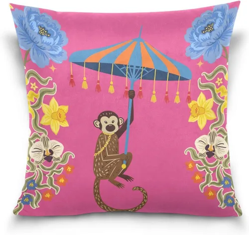 Vista 12 de Fundas de Almohadas Decorativas 16x16 Pulgadas Suaves Cómodas Decorativas Cuadradas Funda de Cojín para Hogar Sofá Sillón Cama Oficina Coche
