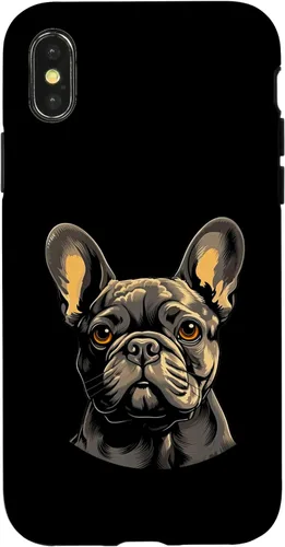 Vista 5 de iPhone 16 Bulldog arte perro papá mamá francés francés mi mejor amigo cachorro caso
