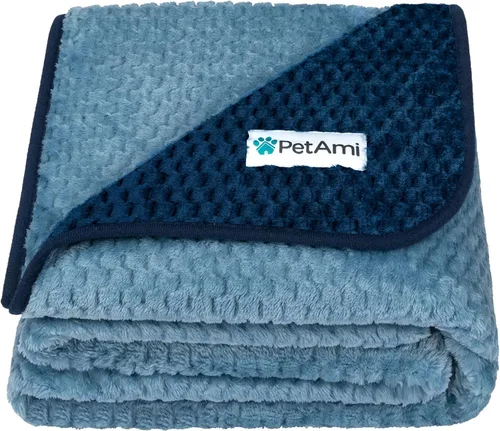 Vista 20 de PetAmi Manta impermeable para perro, manta a prueba de fugas para perros pequeños y medianos, protector de sofá y muebles, manta de forro polar