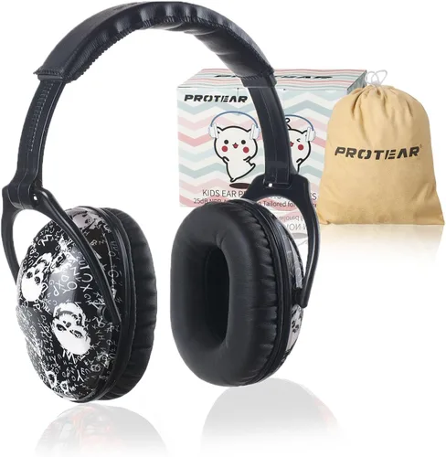 Vista 16 de Auriculares con cancelación de ruido para niños, protección auditiva NRR de 25dB, reducción de ruido, a prueba de sonido para niños, orejeras
