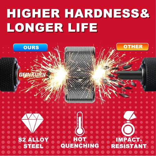 Vista 7 de 22 Pieces Multi Impact Screwdriver Bits Set,Magnetic S2 Steel Insert Power Bits with Organizer Sleeve and Storage Strip