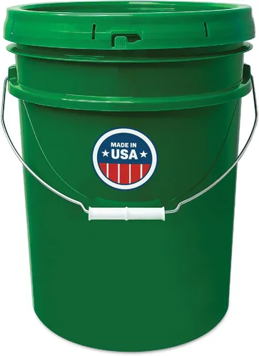 Vista 16 de ePackageSupply Cubo blanco de 5 galones con tapa, fabricado en Estados Unidos, grado alimenticio, cubo de plástico extra duradero resistente, cubos