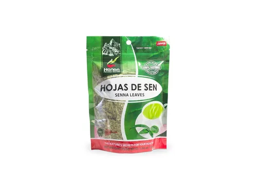 Vista 2 de Hanan Peruvian Secrets Hojas de Sen - Té de hierbas Hojas de sena 100% naturales 1.06 oz / 30 g Ayuda naturalmente a aliviar suavemente