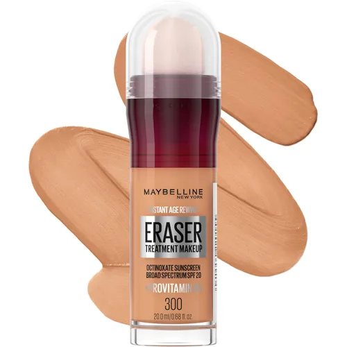 Vista 25 de Maybelline Instant Age Rewind Eraser Foundation con SPF 20 y provitamina B5 hidratante, 110, 1 unidad