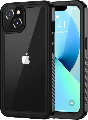 Lanhiem Funda para iPhone 13 Mini, IP68, impermeable, a prueba de polvo, a prueba de golpes, con protector de pantalla integrado, cuerpo completo,