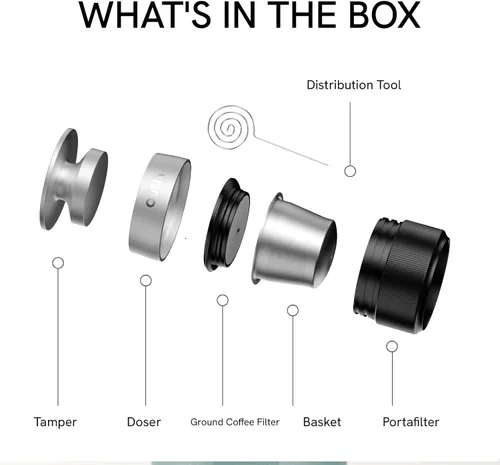 Vista 3 de OutIn Juego completo Nano Máquina de espresso portátil con accesorios de doble disparo