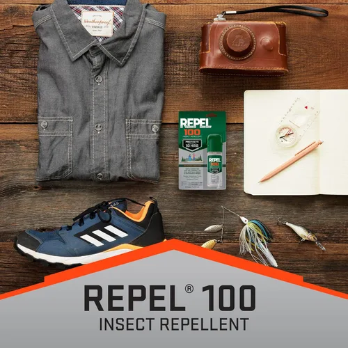 Vista 4 de Repel 100 repelente de insectos, repele mosquitos, garrapatas y jejenes, para condiciones severas, protege hasta por 10 horas, 98% DEET