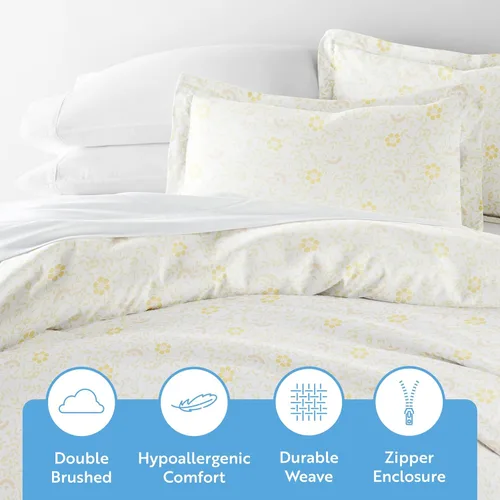 Vista 108 de Linen Market Funda de edredón individual para cama individual – Experimenta una comodidad similar a un hotel con una suavidad inigualable