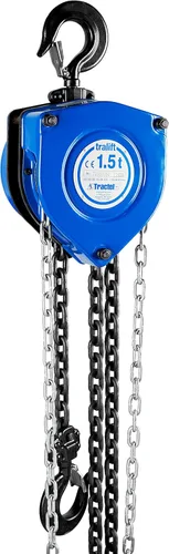 Vista 10 de Tractel Polipasto de cadena manual 1/4 tonelada - capacidad de 500 libras Cadena de acero de 10 pies Acero de grado industrial