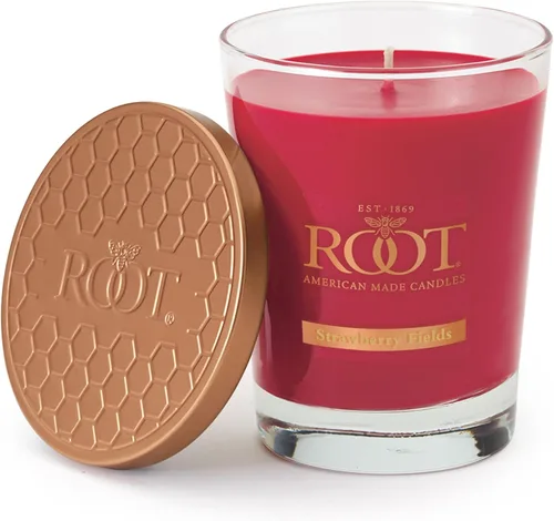 Vista 37 de Root Candles Velas Aromáticas Mezcla de Cera de Panal Vela Artesanal Premium, Veriglass Pequeño, Limón y Bergamota
