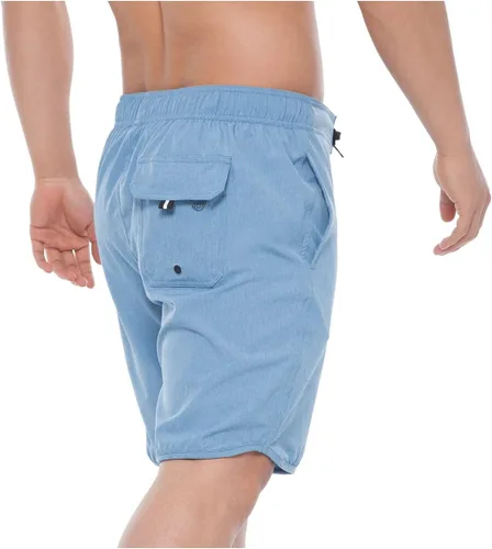 Vista 4 de Rokka&Rolla Traje de baño para hombre, de secado rápido, elástico, con forro de malla