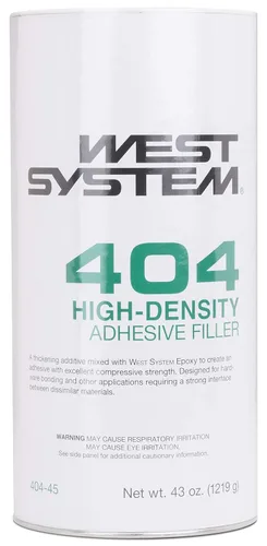 WEST System Relleno epoxi de alta densidad 404 | Aditivo espesante estructural fuerte para unión y fileteado de resina epoxi | Fabricado en los