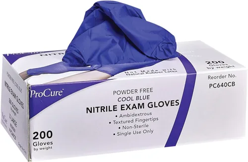 Guantes desechables de nitrilo – Paquete de 2,000 unidades, sin polvo y látex, guantes de examen médico
