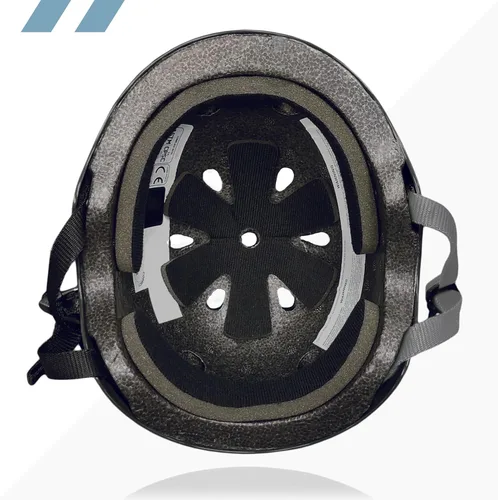 Vista 3 de Casco Multideporte Triple Certificado 80Six - Ideal para Bicicleta, Monopatín, Patineta, Patines en Línea y Patinaje en Línea