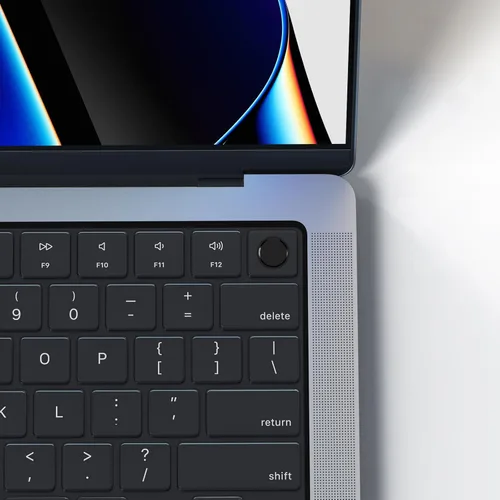 Vista 5 de Protector de Teclado Ultra Delgado Premium, Compatible con MacBook Pro 14/16 de 2025-2021 M5/M4/M3/M2/M1 Pro/Max, MacBook Air 13/15 M4/M3/M2, Diseño