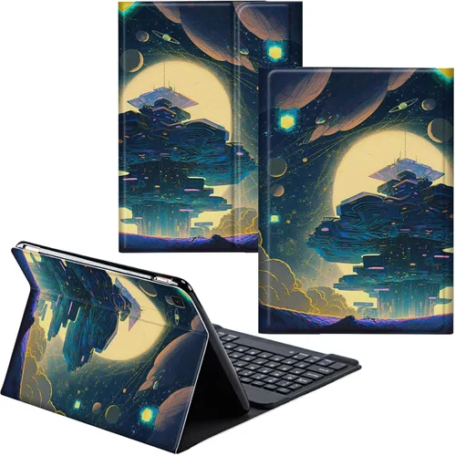 Vista 20 de Funda para Samsung Galaxy Tab S6 Lite 2022/2020 Teclado inalámbrico desmontable y cubierta de cuero PU Funda protectora para Samsung Galaxy Tab S6