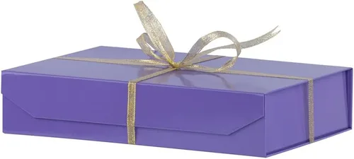 Vista 27 de 5 cajas de regalo rosa con cinta de 9.5 x 7 x 4 pulgadas, caja de regalo resistente con tapa para embalaje de regalo, cajas de almacenamiento