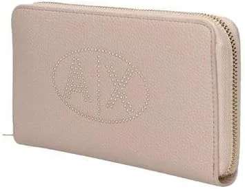 Vista 2 de AX ARMANI EXCHANGE Pebble Eco Leather Zip Wallet Wristlet