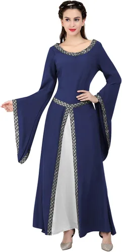 Vista 71 de Kranchungel - Vestidos renacentistas de estilo medieval/irlandés/campesino para mujer; disfraz de hada, para bailes