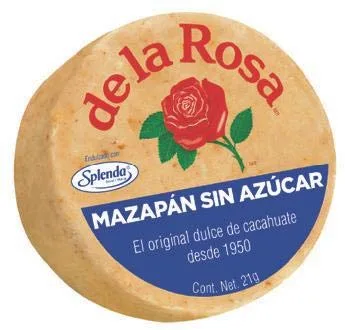 Vista 2 de De La Rosa Mazapan Sin Azúcar - 18 piezas