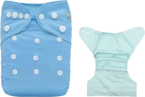 Vista 16 de ALVABABY Baby Cloth Diaper Cover, Swim Diaper,Nappy Shell Baby Girls and Boys