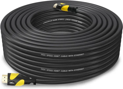 Vista 8 de Postta Cable HDMI (40 pies azul) HDMI 2.0V compatible con 4K 2160P, 1080P, 3D, retorno de audio y Ethernet, 1 paquete