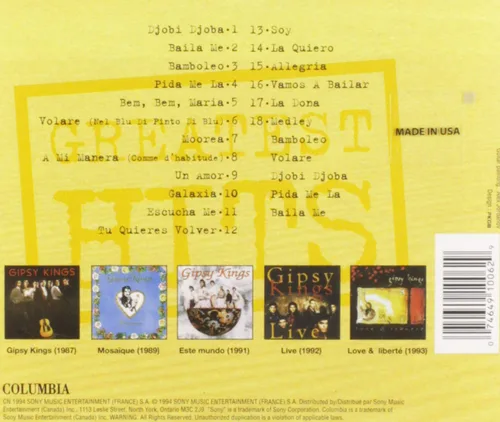 Vista 2 de The Gipsy Kings - Greatest Hits