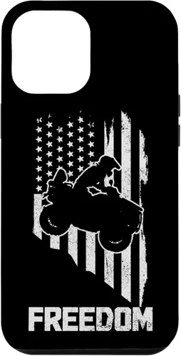 Vista 6 de Funda vintage para iPhone 14 ATV Freedom Patriotic Quad Bike 4 Wheeler con bandera de EE. UU