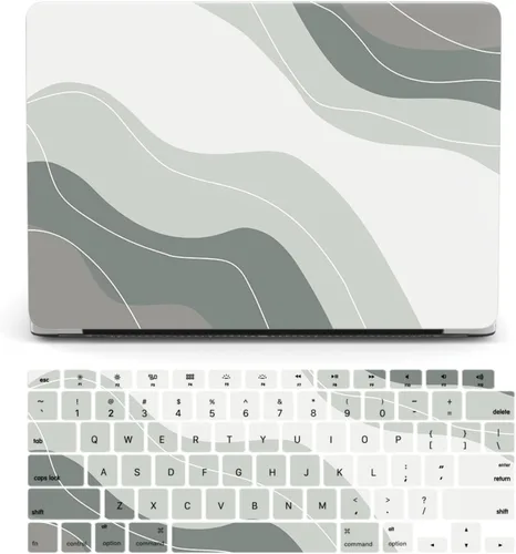 Vista 34 de Funda rígida para laptop compatible con MacBook Pro de 14 pulgadas, versión 2023-2021, versión M3, M2, M1, modelo A2918, A2992, A2779, A2442, funda