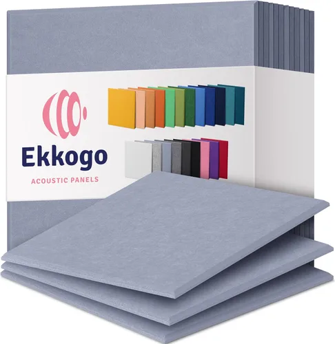 Vista 110 de Paneles acústicos de alta densidad para amortiguar sonidos, forma hexagonal, paquete de 12 unidades de 14" x 12.1" x 0.4", color turquesa océano
