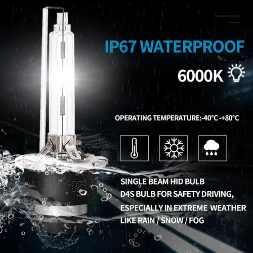 Vista 3 de Xenon HID unidad de control de balasto de faros delanteros con encendedor y bombilla D2S - Compatible con Nissan Altima, 350Z, Maxima, Murano