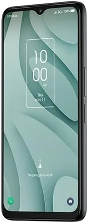 Vista 3 de TCL 40 XE 5G (espectro desbloqueado) - Pantalla HD+ de 6.56 pulgadas, conectividad 5G, batería de 5000 mAh, 4 GB de RAM + 64 GB de almacenamiento