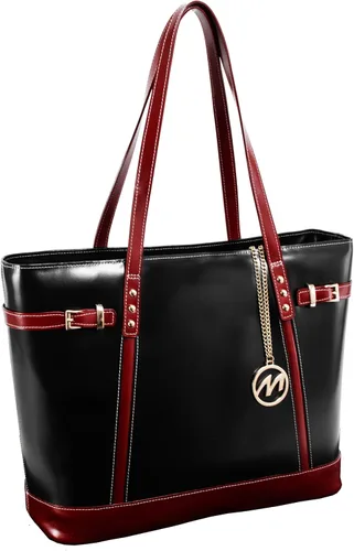 Vista 3 de McKlein Serafina - Bolso de piel para mujer con bolsillo para tablet