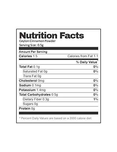 Vista 5 de AIVA - Polvo puro de canela de Ceilán totalmente natural, 1 libra de grado premium