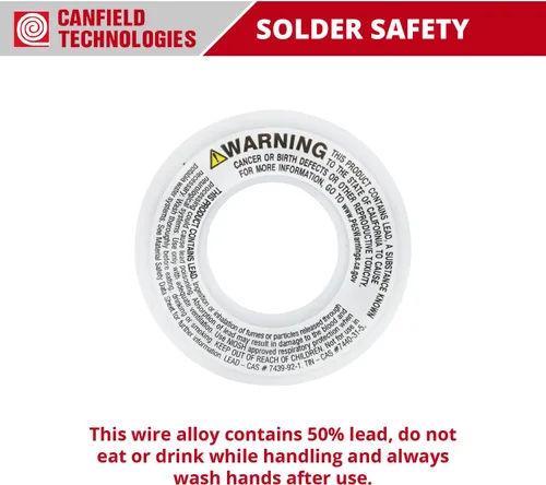 Vista 5 de Canfield Soldadura 50/50 para vidrieras Carrete de 1 Lb
