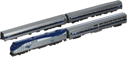 Kato USA Model Train Products P42, Amfleet y Viewliner Intercity Express Fase VI, juego de 4 unidades