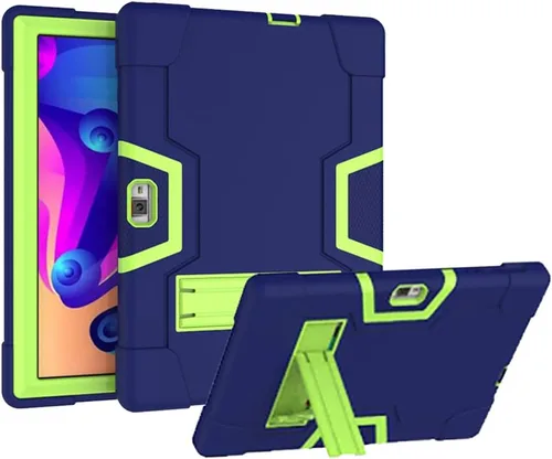 Vista 9 de Funda híbrida para tablet HAOVM S30 / Vankyo S30 para tableta, compatible con niños, funda Vankyo s30, a prueba de golpes, parte trasera dura