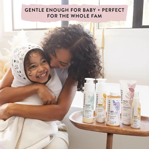 Vista 4 de The Honest Company - Champú nutritivo y gel de baño, almendra dulce, 10 onzas (paquete de 1)
