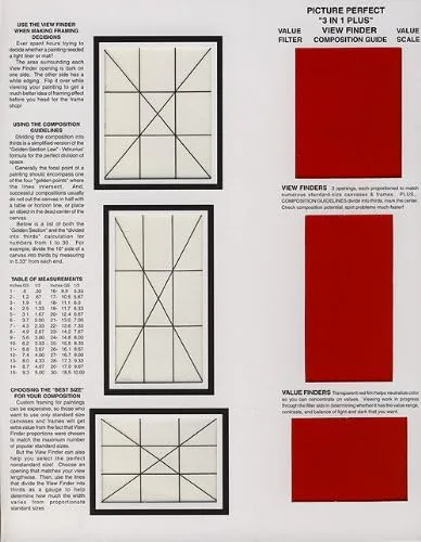 Picture Perfect 3 en 1 Plus View Finder