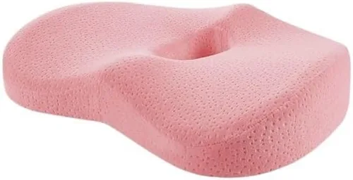 Vista 9 de Cojín de asiento Cojín de espuma viscoelástico para silla de Oficina, Cojín de protección para Glús, Hemorroides, para Invierno Asiento de espuma