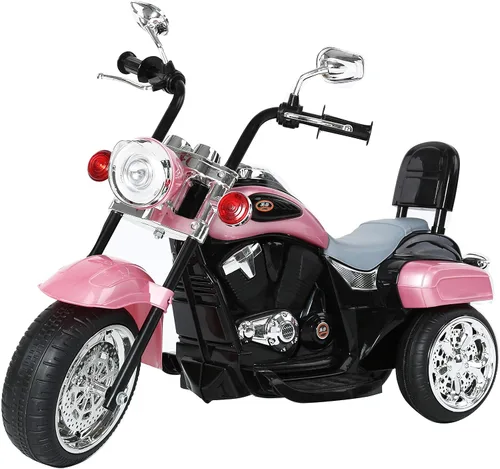 Freddo Toys - Triciclo eléctrico con batería de 6 V para niños, niñas y niños pequeños (rosa)