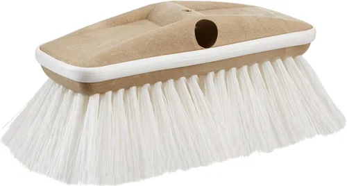 Vista 12 de STAR BRITE Cepillo de lavado medio premium de 8" con cabezal de cepillo W/parachoques - Conexiones duales que se ajustan a los postes roscados