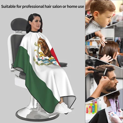 Vista 3 de daodao Capa de peluquería personalizada Capas personalizadas para corte de cabello, capa de peluquería profesional personalizada para hombres