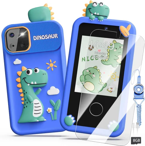Juguetes de teléfono inteligente para niños, juguetes de regalo de dinosaurios para niños de 3 a 9 años, regalos de Navidad, cumpleaños, mini