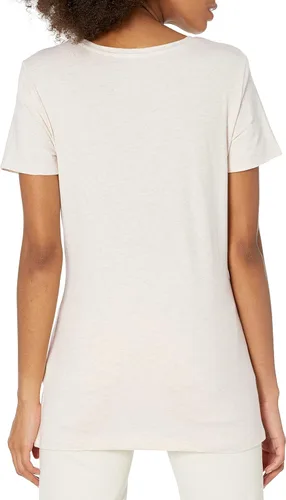 Vista 3 de Tienda Essentials - Camiseta de manga corta con cuello en V para mujer, ajuste clásico, paquete de varias